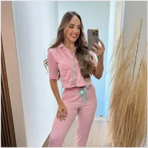 Pijamas Capri Rosa